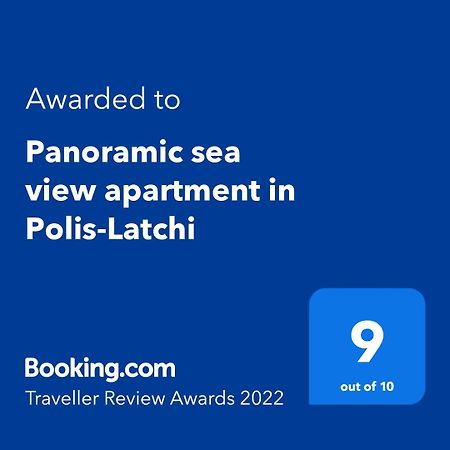 Panoramic Sea View Apartment In Polis-Latchi Exteriér fotografie