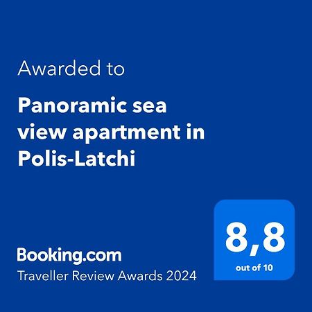Panoramic Sea View Apartment In Polis-Latchi Exteriér fotografie